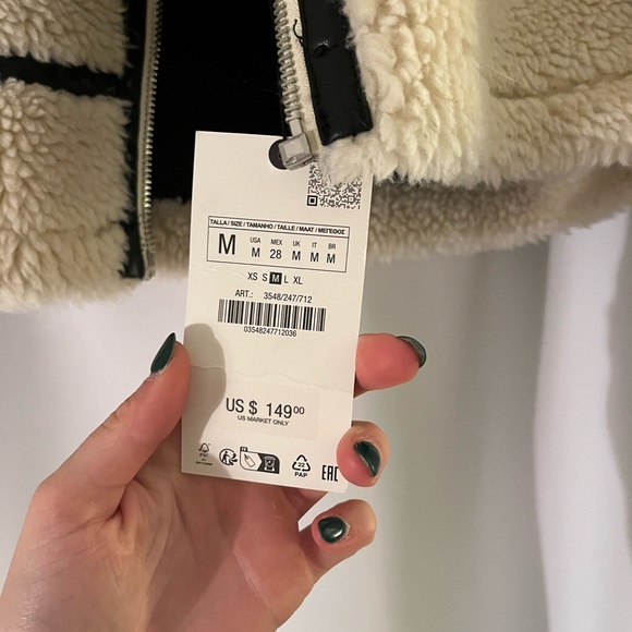 Zara Sherpa Jacket - Picture 4 of 5